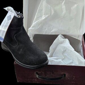 Wanderlust Black Waterproof Slouch Ankle Boots